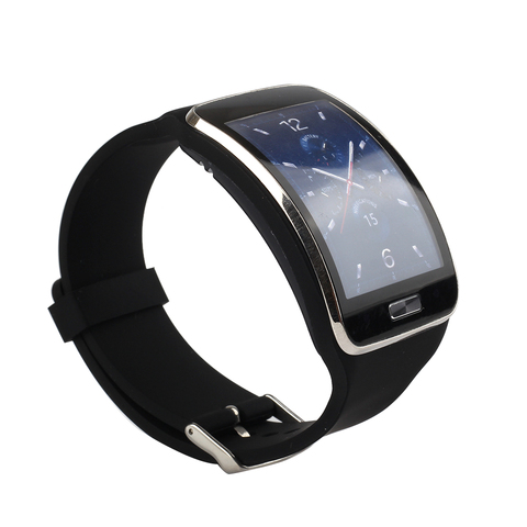 Bracelets de rechange pour montre connectée Samsung Galaxy Gear S SM-R750, en TPU souple, de Style classique, avec boucle en métal ► Photo 1/6