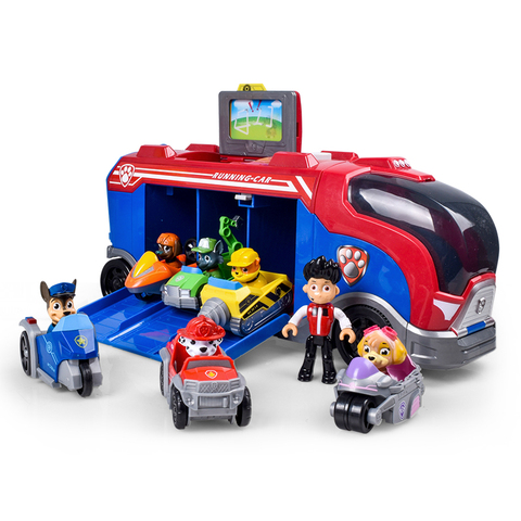 Pat' patrouille sauvetage Bus chien Patrulla canina jouets Anime véhicule  voiture en plastique jouet figurine modèle anniversaire cadeaux jouet pour  enfant - Historique des prix et avis