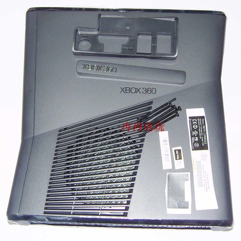 Boîtier de boîtier complet de haute qualité pour XBOX360 Slim console xbox 360 remplacement mince livraison gratuite ► Photo 1/1