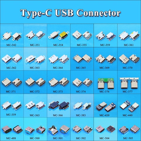 30 modèles, 30 pièces, connecteurs Micro USB type-c femme, port de chargement, prise type-c, pour Xiaomi 5 Redmi Huawei Honor ► Photo 1/6
