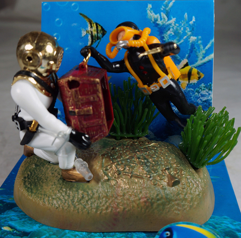 Aquarium décoratif sous-marin, poisson, Tug of War, décoration décorative pour Aquarium, W76 super Gif ► Photo 1/6