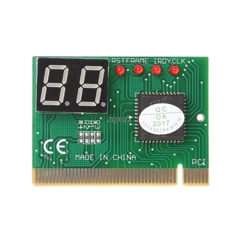 Testeur de poste de Diagnostic d'analyseur de carte mère PCI de Code à 2 chiffres pour la livraison directe d'ordinateur portable/PC ► Photo 1/1