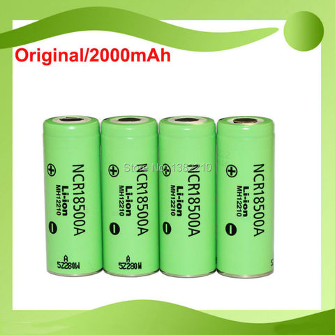 Livraison gratuite! Batterie Rechargeable pour Panasonic, 3.6V 18500 NCR18500A, 2040mAh, 4 pièces/lot, nouvelle Version originale ► Photo 1/4