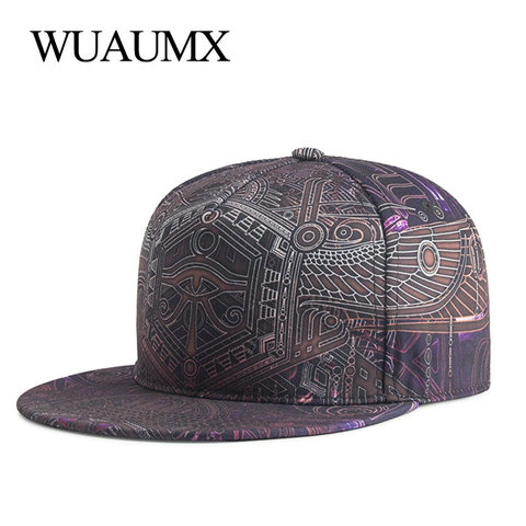 Wuaumx – Casquette de Baseball pour hommes et femmes, chapeau d'été à visière plate, Hip Hop, Sport, Skateboard ► Photo 1/6