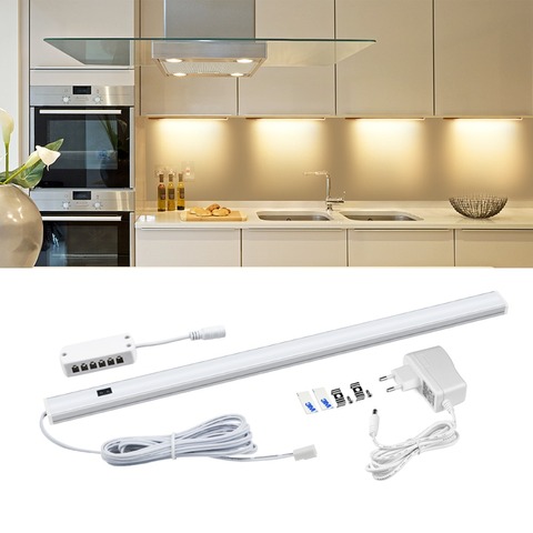 5W 6W 7W Hand Scan Sweep sensor LED Bar Light 12V LED Tube Cabinet light Lamp Hand Motion Sensor LED Kitchen lamp 30cm 40cm 50cm ► Photo 1/6