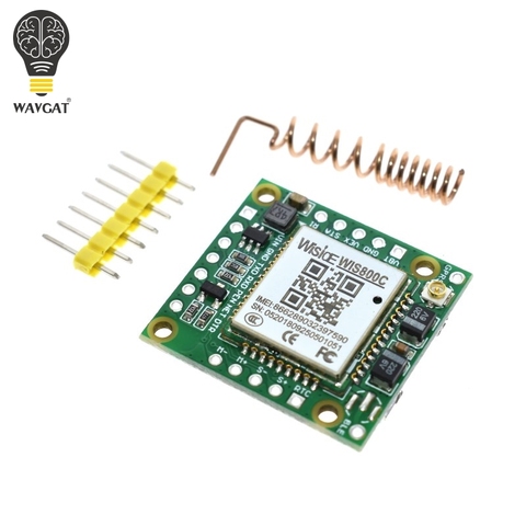 WAVGAT – Module GSM plus petit, carte Micro SIM WIS800C, carte Quad-band TTL, Port série compatible SIM900A SIM800L SIM800C ► Photo 1/6