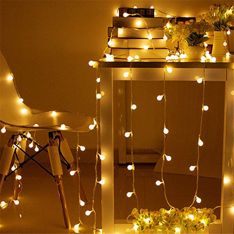 Guirlande lumineuse féerique pour décoration intérieure et extérieure, USB, 10M, 80 Led, pour noël ou nouvel an, noël guirlande à LED LED ► Photo 1/6