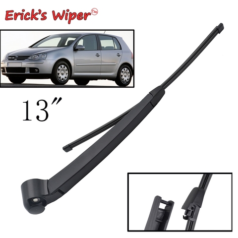 Erick's-Kit d'essuie-glace arrière, lame et bras, 13 pouces, pour VW Golf V MK 5 2003-2009 Variant, pour le pare-brise pour la fenêtre arrière ► Photo 1/6