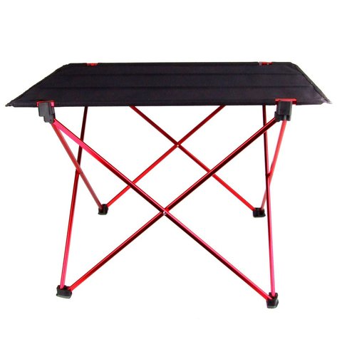 Table pliante pliable Portable bureau Camping pique-nique extérieur 6061 alliage d'aluminium Ultra-léger ► Photo 1/1