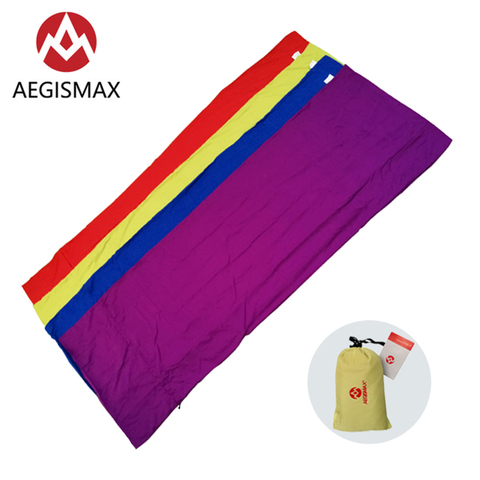 AEGISMAX – enveloppe de Camping ultralégère d'extérieur, accessoire portable de voyage d'été, revêtement isolant, sac de couchage sale ► Photo 1/5