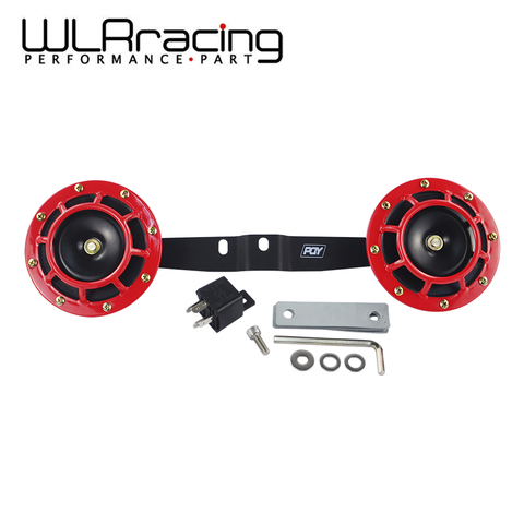 WLR-2 pièces 12v 115DB Hella Super fort Kit de klaxon d'air de tonalité de souffle électrique compacte avec support de klaxon pour 2002-2007 SUBARU WRX/STI ► Photo 1/6