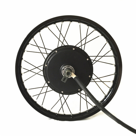 QS V3 roue de moteur de moyeu de vélo électrique 10kw puissance de pointe sur 16 