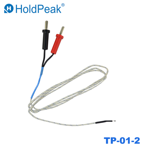 HoldPeak – sonde de Test de température, sonde de capteur de Thermocouple, longueur de fil de type TP-01-2 K, nouveau 100cm, 1 pièces ► Photo 1/2