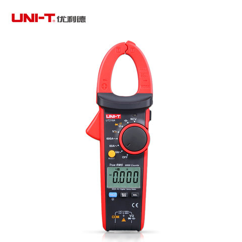 Pince multimètre numérique 600A True RMS, testeur de fréquence, condensateur de résistance, UT216A/UT216B/UT216C/UT216D, UNI-T ► Photo 1/6