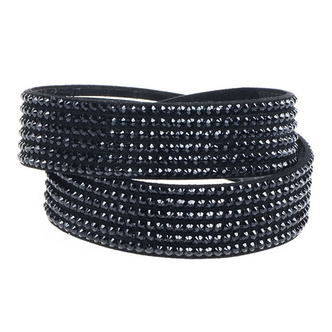 LFPU – Bracelet en cuir velours multicouche, 17 Styles, boutons pression, breloques pour femmes et hommes, bijoux en gros ► Photo 1/6