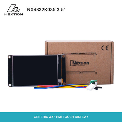 Nextion amélioré NX4832K035-générique 3.5 ''480*320 RTC intégré/plus grande capacité de Flash/horloge MCU plus rapide HMI écran tactile ► Photo 1/6