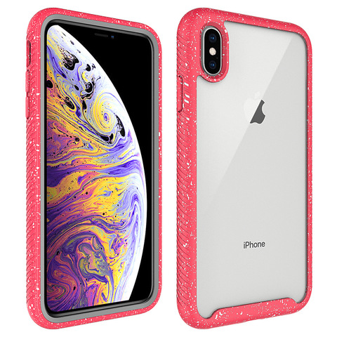 Coque de téléphone de luxe antichoc en silicone TPU, armure hybride, pour iPhone 11 12 Pro XS MAX XR 8 7 6S 6 Plus ► Photo 1/6