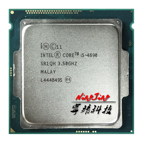 Processeur Intel Core i5-4690 i5 4690, Quad-Core 3.5 processeur d'unité centrale, 6M, 84W, LGA 1150 ► Photo 1/1