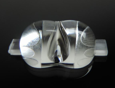 Lentille LED ERIO-18, lentille de réverbère, taille: 18X9.33X5.94mm, degré: 60*135, Surface propre, matériaux PMMA ► Photo 1/1