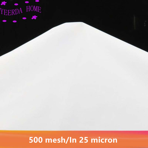 Filtre en nylon 500 mailles/In 25 microns, gaze, eau, haricots, soja, peinture, écran, café, vin, filet, tissu filtrant industriel, 3 tailles ► Photo 1/5