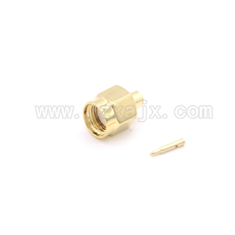 JX 10 pièces RF connecteur SMA mâle à souder pour RG405 câble Coaxial SMA-J-B2 livraison rapide ► Photo 1/2