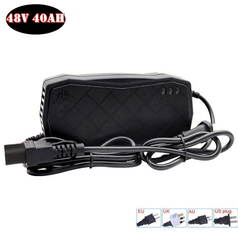 48 V 5A complètement automatique chargeur de batterie de voiture électrique pour AGM Gel plomb acide 48 V 40AH Scooter électrique e-bike batterie Pack 4X12 V ► Photo 1/6