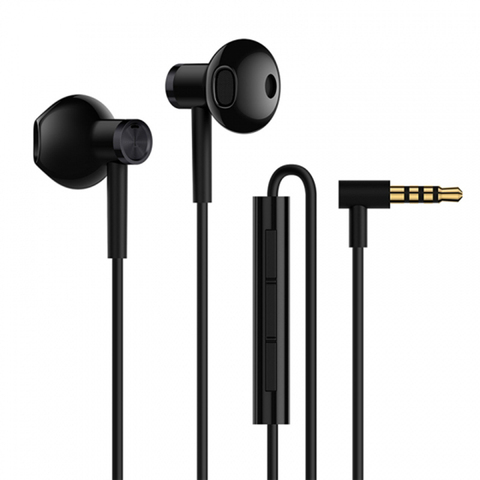 Xiaomi – ecouteurs hybrides 100% originaux à courant continu, dynamique piézocéramique, double pilote MEM Mic, commande de fil, demi-oreille, prise en forme de L ► Photo 1/6