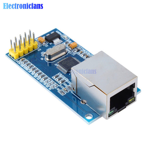 Le Module de réseau LAN de bouclier d'ethernet W5500 supporte le programme de microcontrôleur tcp/ip 51/STM32 avec 32k octets SPI 3.3 V/5 V au-dessus de W5100 ► Photo 1/5