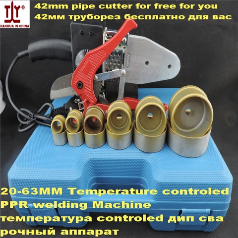Soudeuse en plastique contrôlée par température de Machines de soudure de PPR 220/110V 20-63mm pour employer des tuyaux d'équipement de fer à souder de Tube ► Photo 1/6