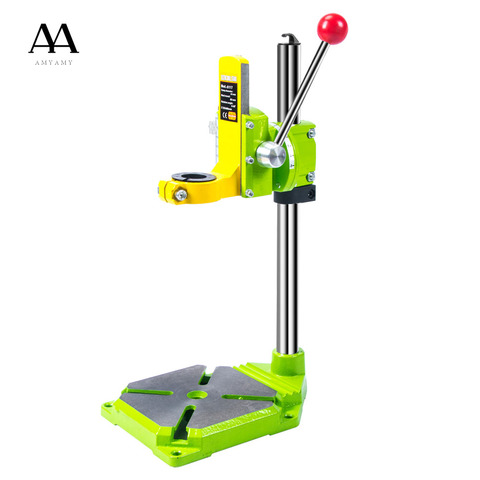 Table de support de presse à perceuse électrique AMYAMY pour forets pince d'établi pour pince de forage 35 43mm 0 90 degrés navire des états-unis ► Photo 1/6