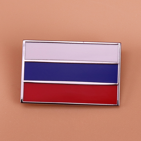 Broche de drapeau russe urss, bijoux de pays, badges en métal, cadeau de patriote, accessoires pour chemises de manteau pour hommes ► Photo 1/2