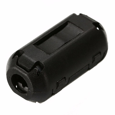 5 pièces noir 3.5mm Anti-bruit EMI RFI pince starter Ferrite noyau câble filtre amovible anti-parasitage magnétique anneau ► Photo 1/6
