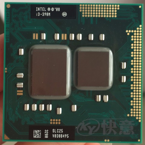 Processeur Intel Core i3 i3-390M, 390 mo, processeur double Core, PGA988 ► Photo 1/1