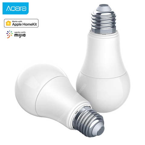 Aqara ampoule intelligente 9W E27 2700K-6500K 806lum Smart accordable couleur blanche lampe à LED lumière Kit de travail à la maison et pour l'application de maison intelligente ► Photo 1/6