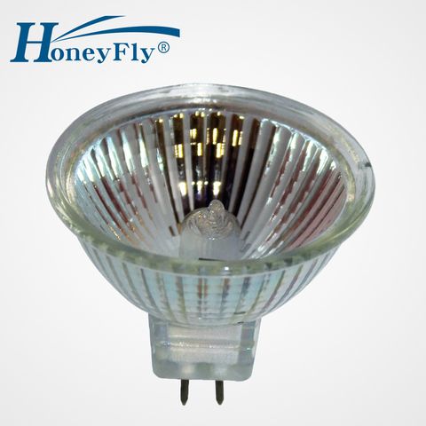 HoneyFly – lampe halogène 12V, 20/35/50W, 2700-3000K, Spot lumineux blanc chaud, verre transparent pour l'intérieur, 5 pièces ► Photo 1/3