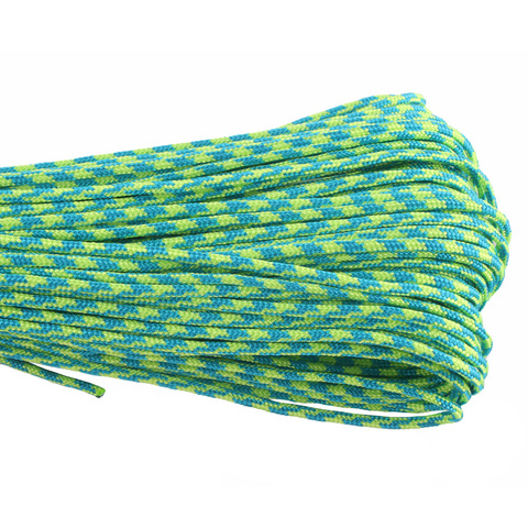 Paracorde de 2mm, plus de 100 couleurs, corde sur support unique pour la fabrication de bijoux, vente en gros, 50ft ► Photo 1/6