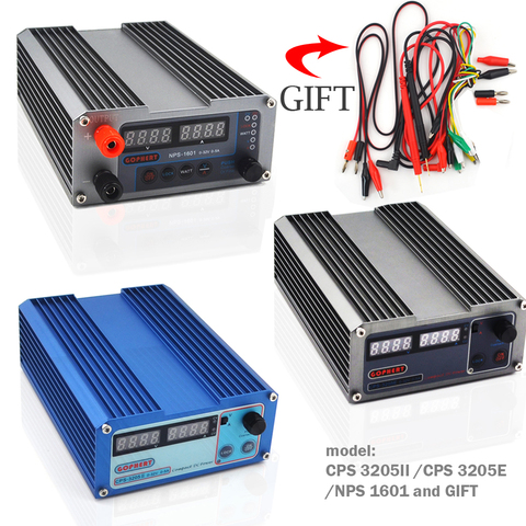 Mini interrupteur numérique ajustable CPS 3205II 3205EVersion, alimentation électrique NPS 1601 watts, avec fonction de verrouillage 0,001 a, 0.01V, 32V, 30V, 5a ► Photo 1/6