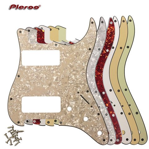 Pleroo-pièces de guitare 2 P90 Stratocaster, PICKGUARD pour US 11 trous de vis Strat 2 P90 Humbuckers ► Photo 1/6