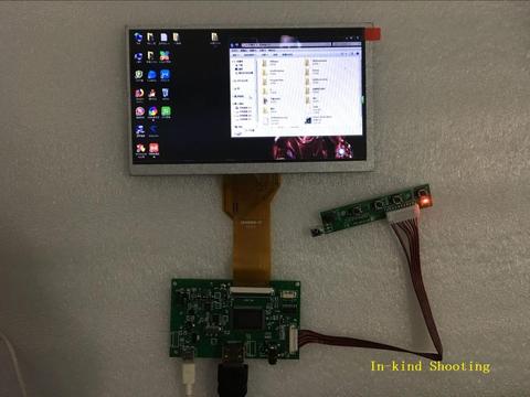 Carte contrôleur LCD TTL LVDS HDMI VGA 2AV 50 broches pour AT070TN90 92 94 supporte automatiquement la carte pilote Raspberry Pi ► Photo 1/6