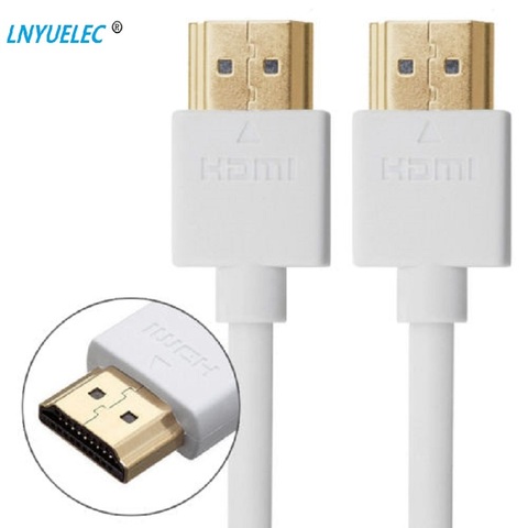 Câble compatible HDMI connecteur plaqué or Support Ethernet 3D pour moniteur HDTV séparateur de projecteur commutateur 1080P ► Photo 1/6