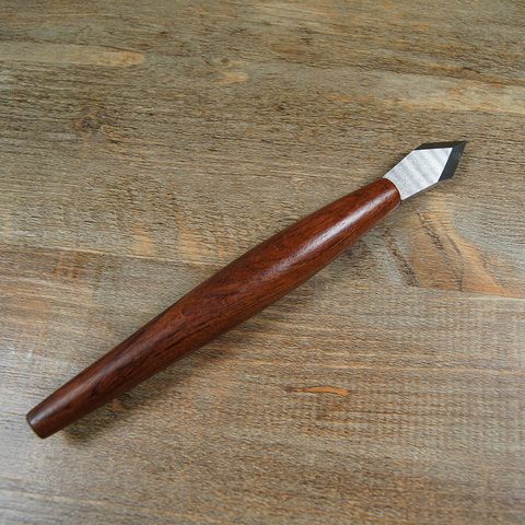 Nouveau couteau de marquage pour le travail du bois, couteau de traçage européen à manche rond, outil pour le travail du bois ► Photo 1/3
