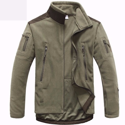 Blouson polaire homme, sport militaire, chasse, entraînement tactique, polaire, sport militaire, Camping, vêtements en peau de requin ► Photo 1/1