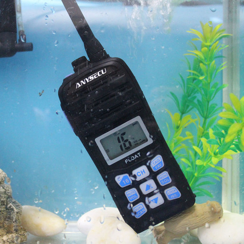 ANYSECU – walkie-talkie VHF Marine, étanche IP67, canal International, météo, flottant, balayage automatique, Radio bidirectionnelle ► Photo 1/6
