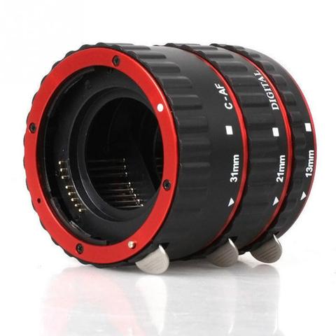 Adaptateur d'objectif Auto Focus AF Macro Tube d'extension anneau pour Canon EF-S objectif T5i T4i T3i T2i 100D 60D 70D 550D 600D 6D 7D lentille ► Photo 1/6