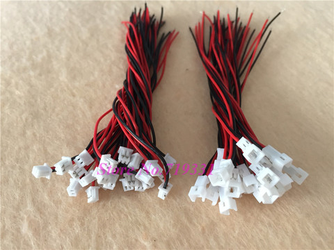 JST – 20 paires de câbles de 1.25mm, 2 broches, connecteur Micro mâle femelle, fiche, longueur mm ► Photo 1/3