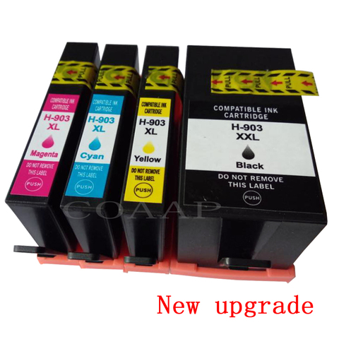 Nouvelle mise à niveau 903 903XL cartouche d'encre compatible pour hp Officejet Pro 6950 6960 6961 6963 6964 imprimante tout-en-un, hp 903XL 907XL ► Photo 1/6