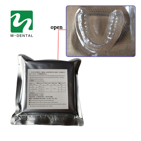 1 sac matériel dentaire dur sous vide formant plaque matrice bandes dentaire orthodontique retenue tranche 1.0mm/1.5mm/2.0mm pour l'option ► Photo 1/6