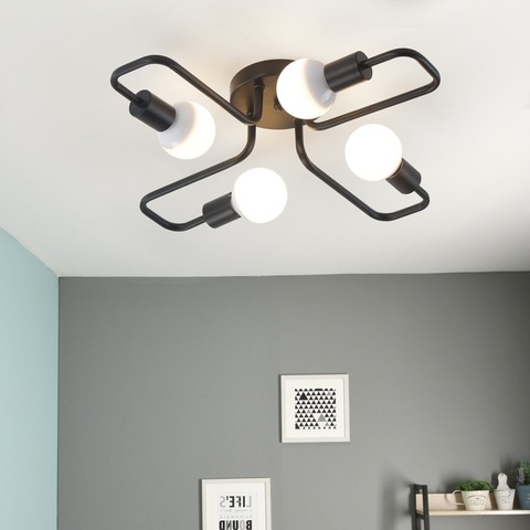 Plafonnier LED au design créatif moderne, éclairage d'intérieur, luminaire décoratif de plafond, idéal pour un salon ou une chambre à coucher, livraison gratuite ► Photo 1/6