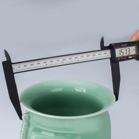 300mm 200 électronique numérique étrier LCD plastique Vernier pied à coulisse longue mâchoire micromètre intérieur extérieur diamètre jauge outils de mesure ► Photo 1/6