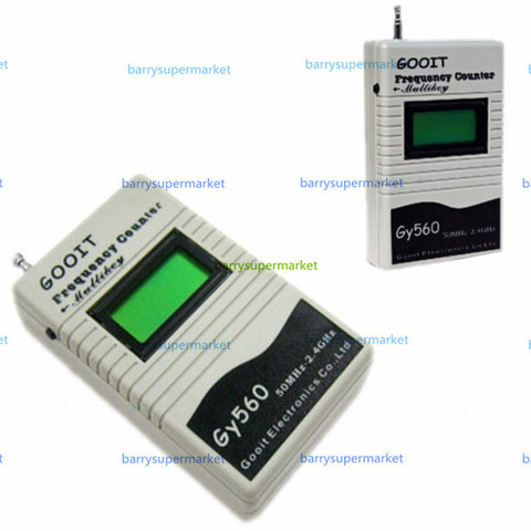 Compteur de fréquence GY560 testeur pour émetteur-récepteur Radio bidirectionnel GSM 50MHz-2.4GHz écran LCD à 7 chiffres avec compteur de Signal ► Photo 1/6